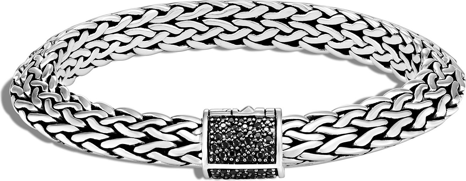 John Hardy 'Classic Chain Tiga' sapphire sterling silver bracelet