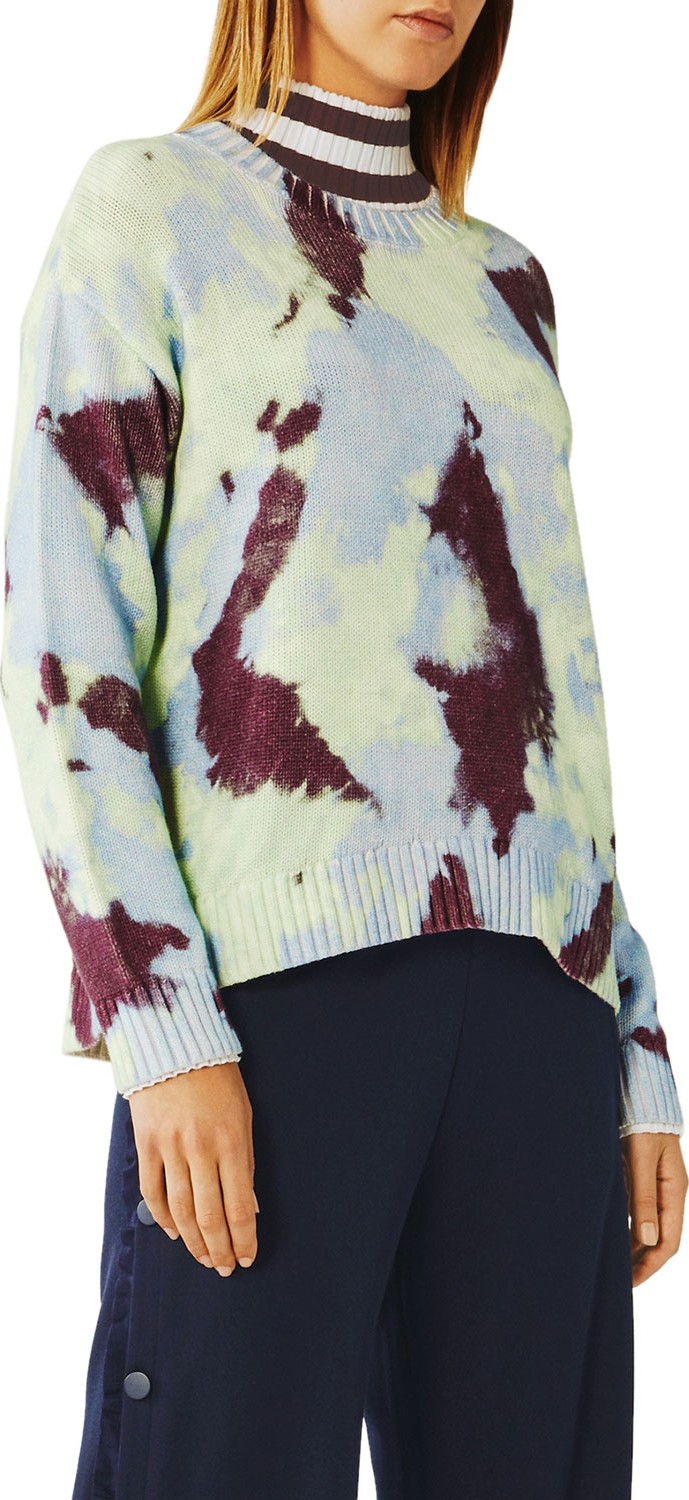 Tory Sport Tie-Dye Cotton Sweater