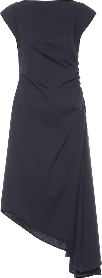 MM6 Maison Margiela Asymmetric midi dress