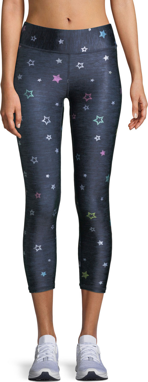 Terez Tall Band Printed Capri Leggings