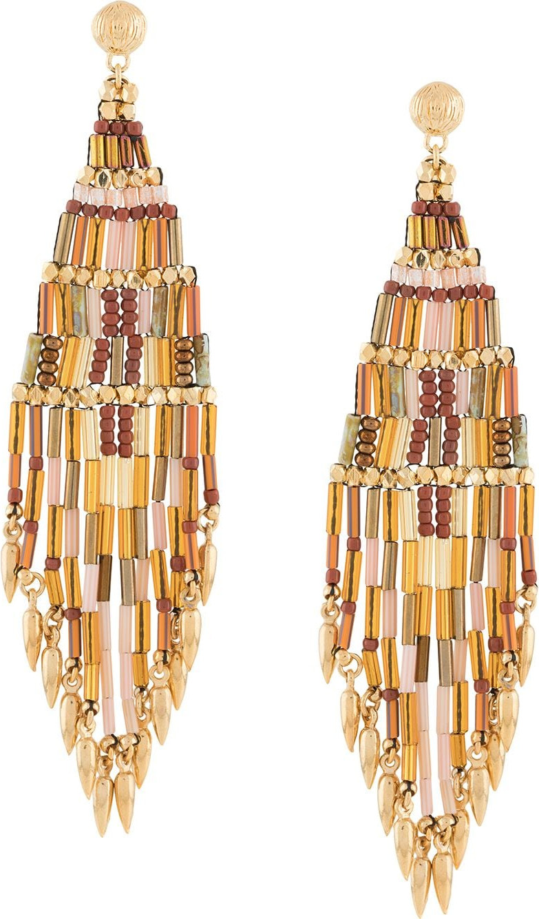 GAS Bijoux - Ulla fringed bead earrings