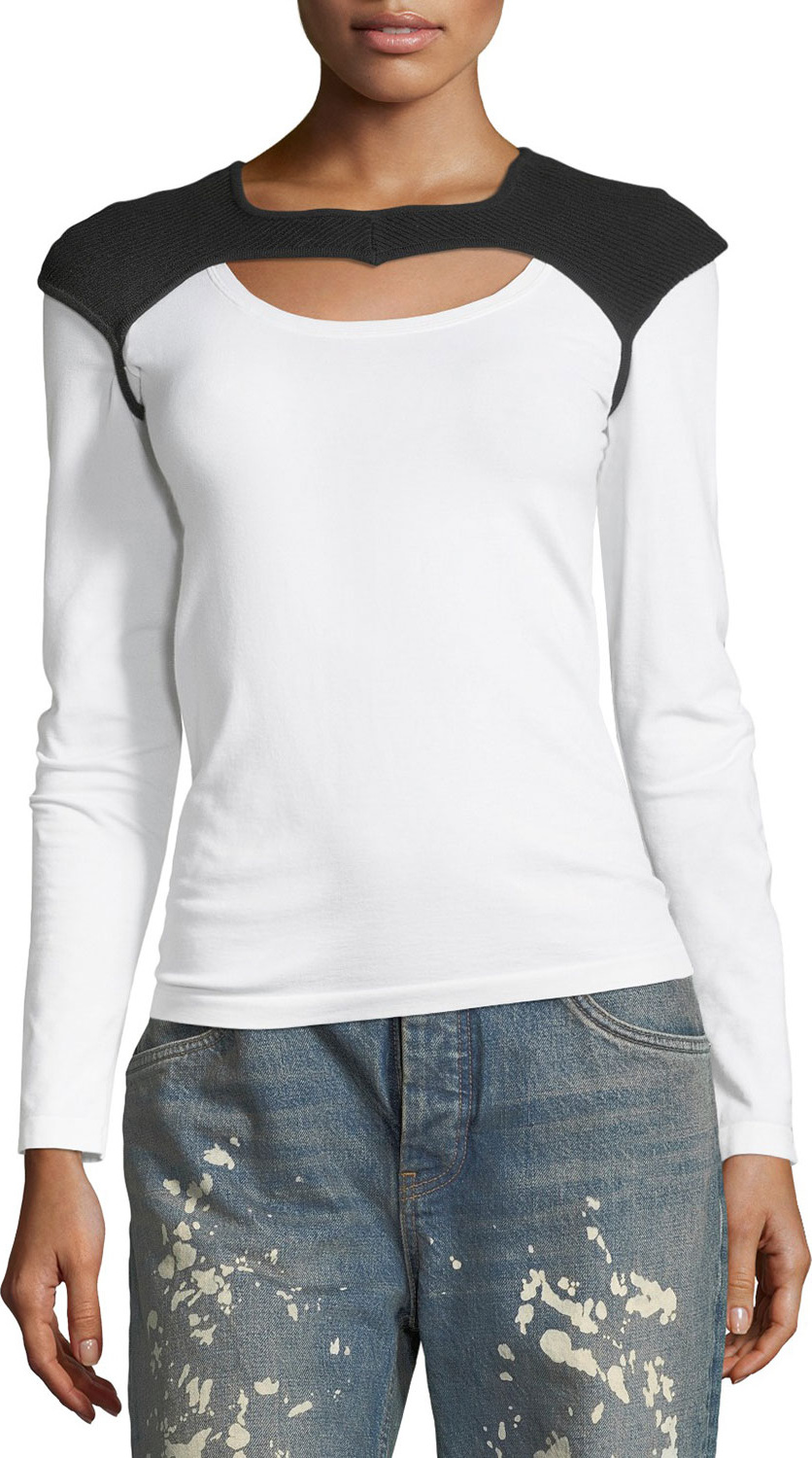Helmut Lang Helmut Lang Re-Edition Saddle Holster Long-Sleeve Tee