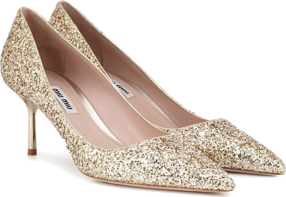 Miu Miu Glitter pumps