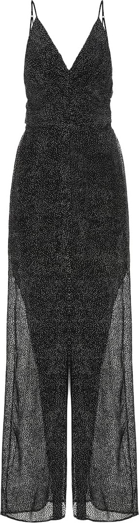 Jonathan Simkhai Printed silk-blend jumpsuit