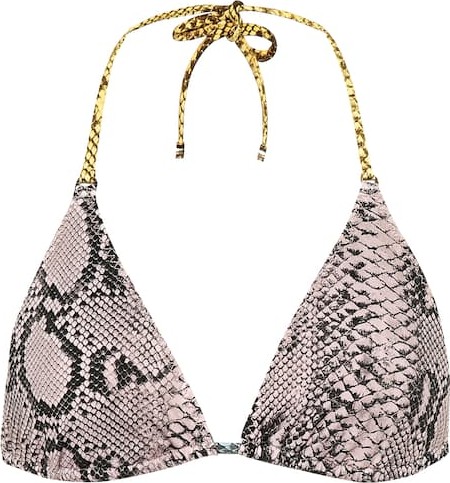 Stella McCartney Snake printed bikini top