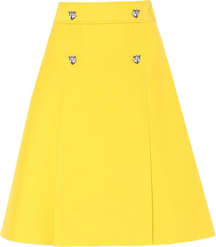 Gucci Wool and silk skirt