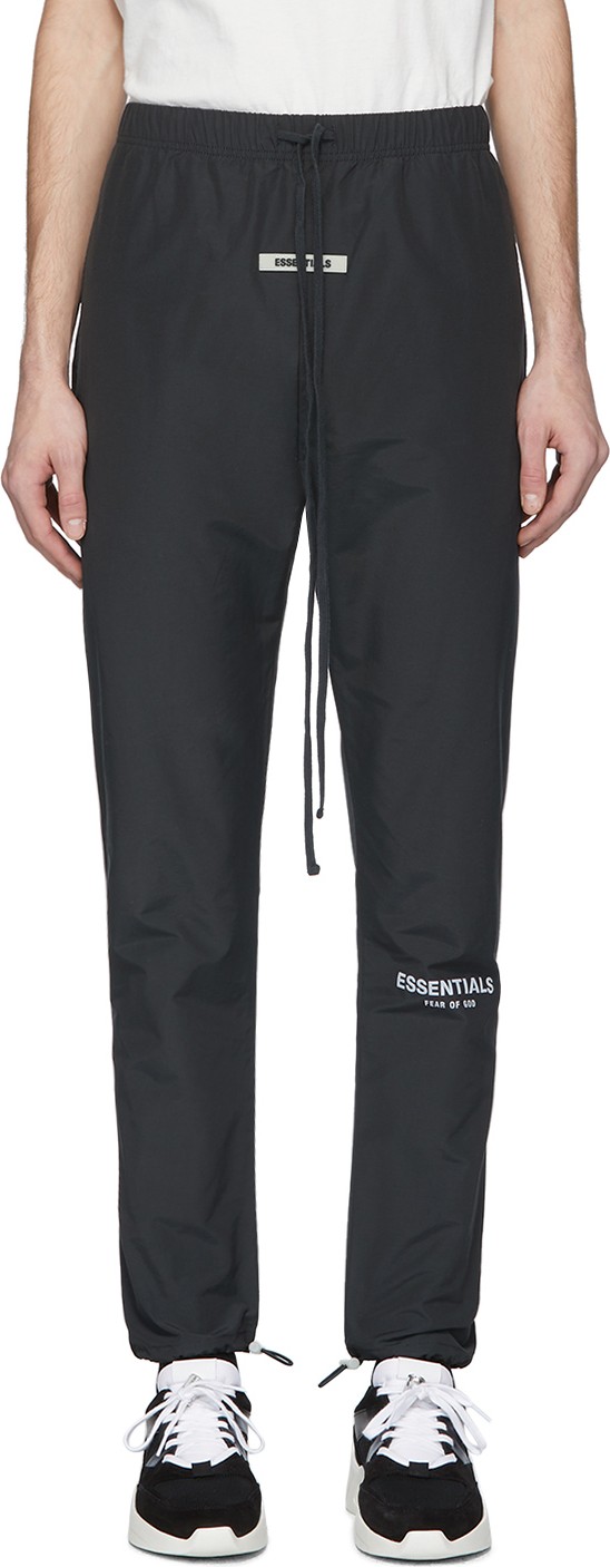 Essentials Black Canvas Lounge Pants