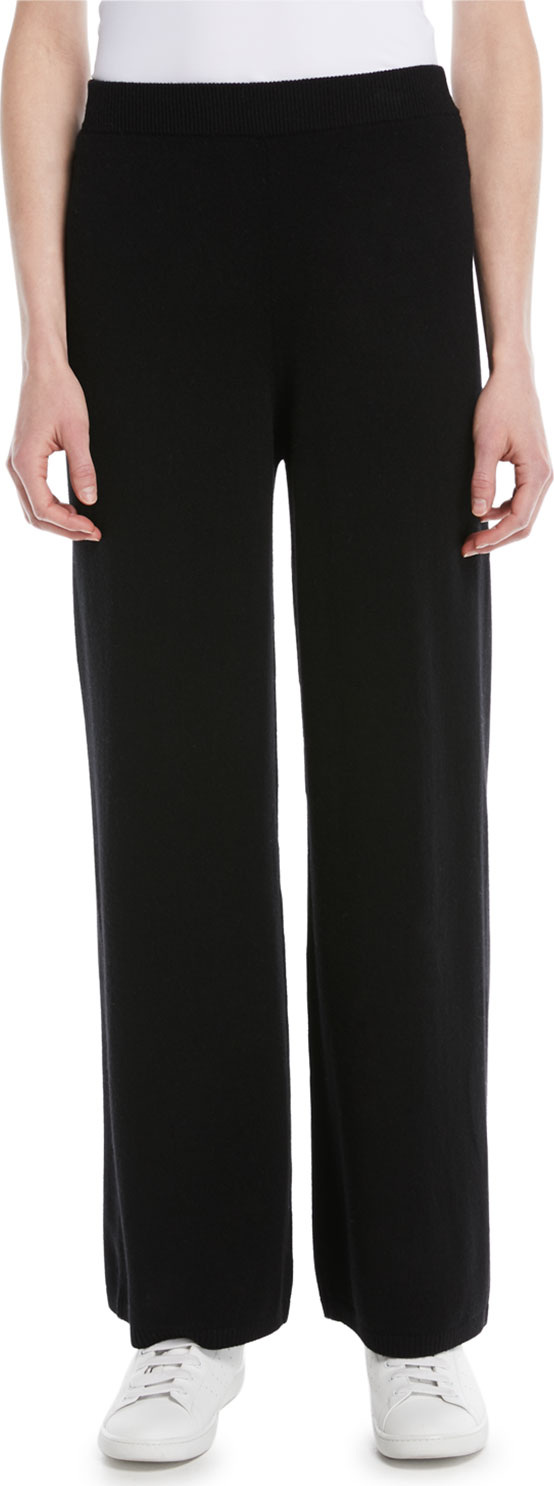 Joseph Mongolian Cashmere Wide-Leg Pants