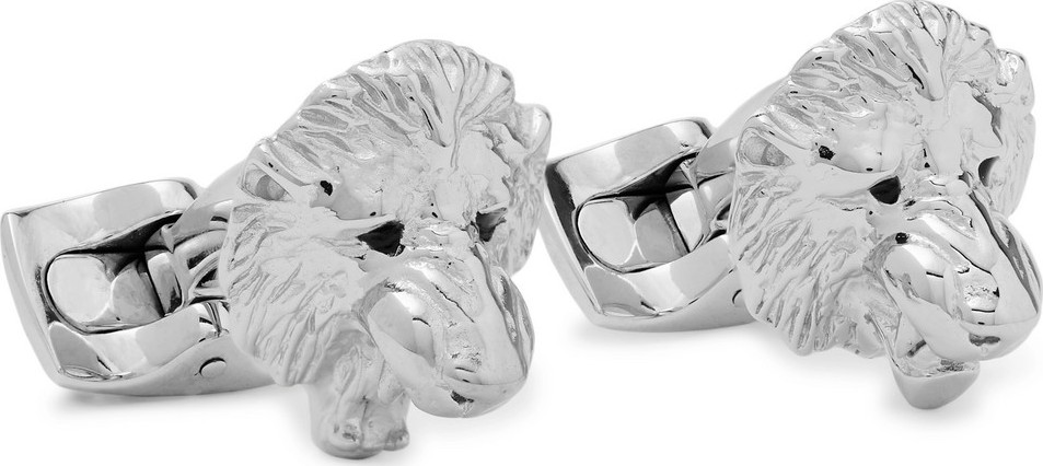 Deakin & Francis Lion Silver-Tone Cufflinks