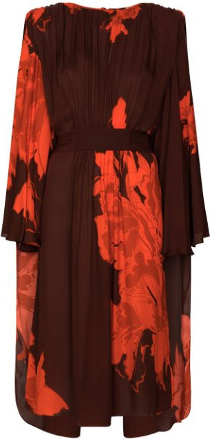 Johanna Ortiz - A Secret Place floral-print silk midi dress