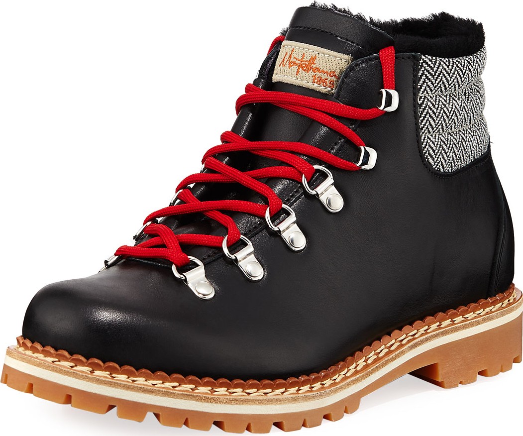 La Montelliana Margherita Bicolor Lace-Up Boots