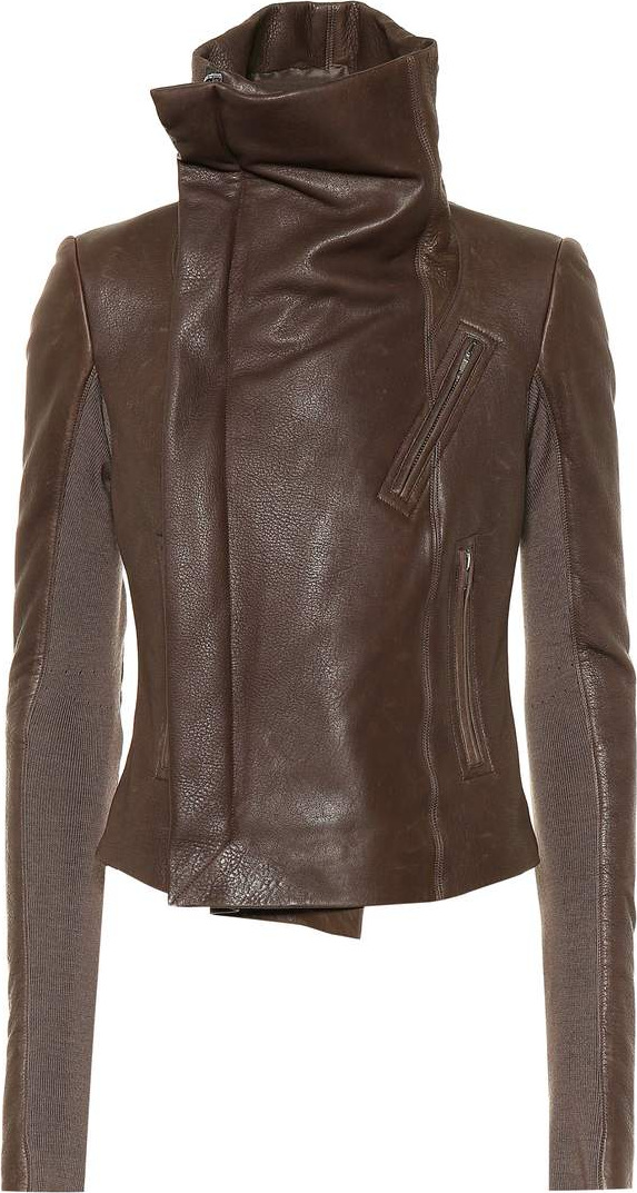 Rick Owens Forever Classic leather biker jacket