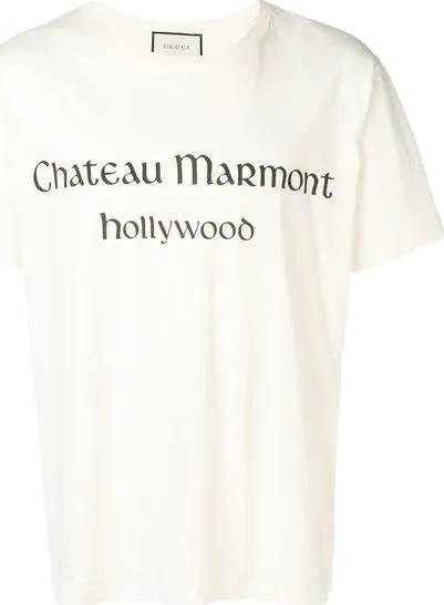 Gucci slogan print T-shirt