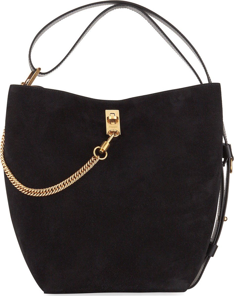 Givenchy GV Medium Suede Bucket Bag