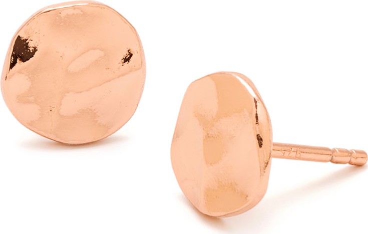 Gorjana Chloe Hammered Disc Stud Earrings
