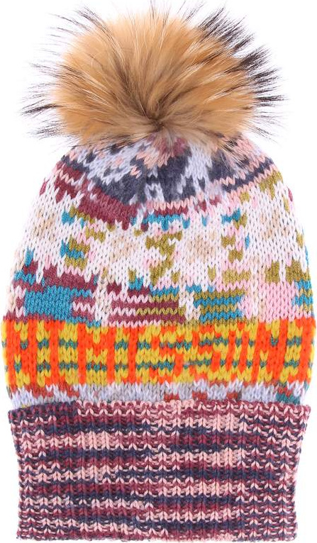 Missoni Fur-trimmed beanie