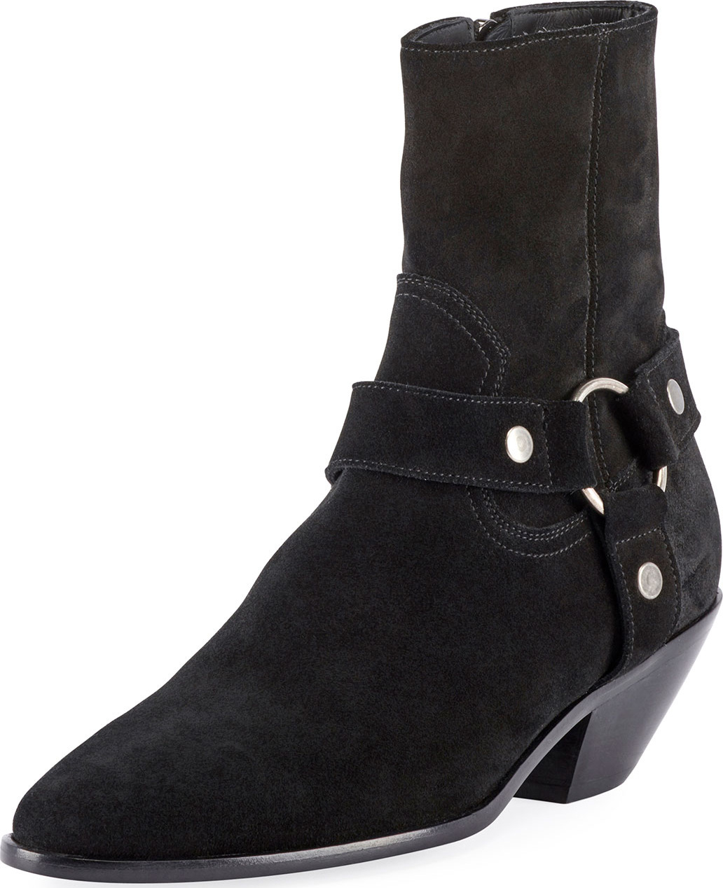 Saint Laurent Lukas West Harness Booties
