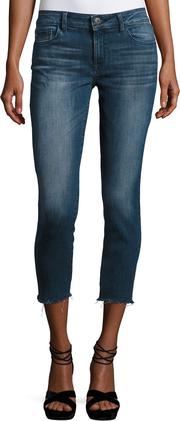 DL1961 Florence Instasculpt Cropped Skinny Jeans, Stranded