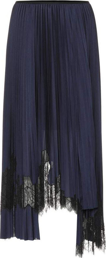 Helmut Lang Lace-trimmed skirt