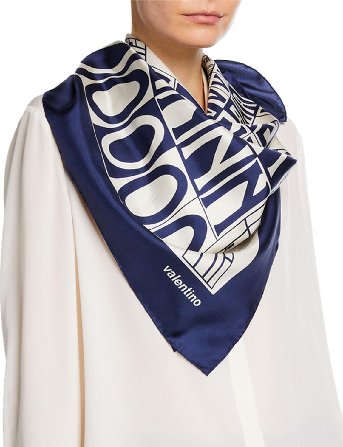 Valentino Empire Foulard Scarf