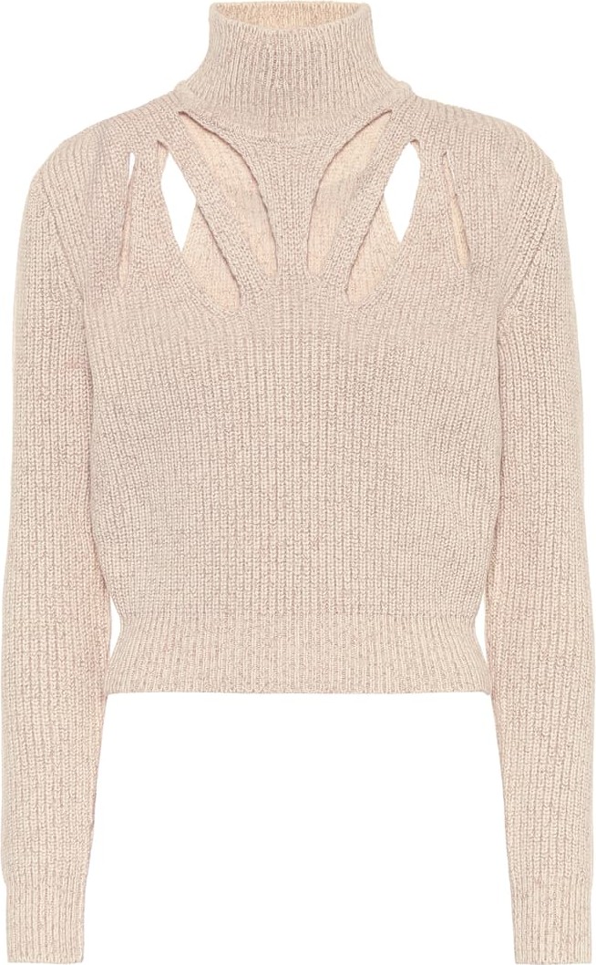 Fendi Wool and cashmere turtleneck sweater
