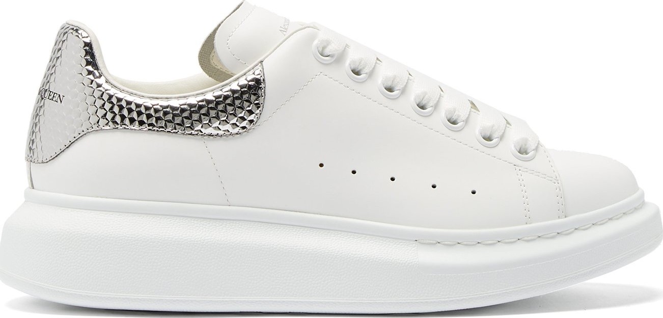 Alexander McQueen Raised-sole low-top leather trainers