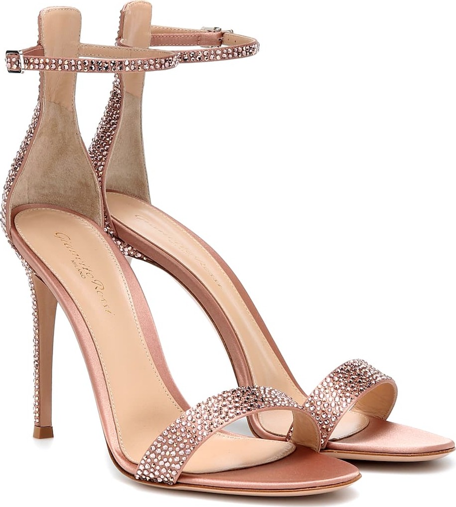 Gianvito Rossi Glam crystal-embellished sandals