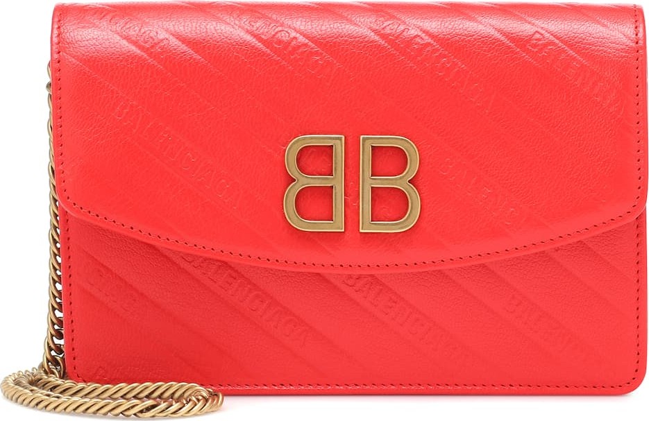 Balenciaga BB Chain leather shoulder bag