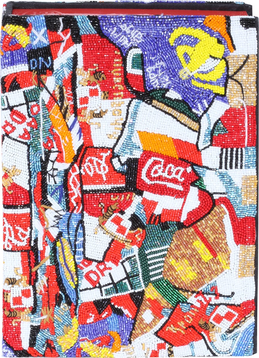 Olympia Le-Tan Compression Coca Cola Cesar Sculpture Book Clutch Bag