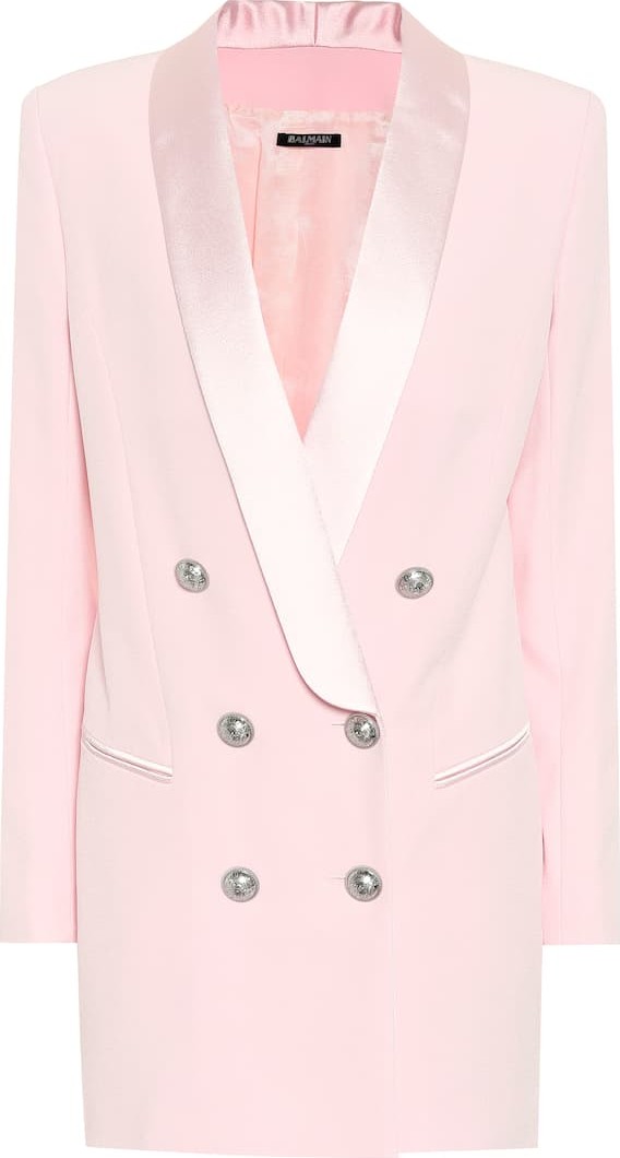 Balmain Longline crêpe blazer