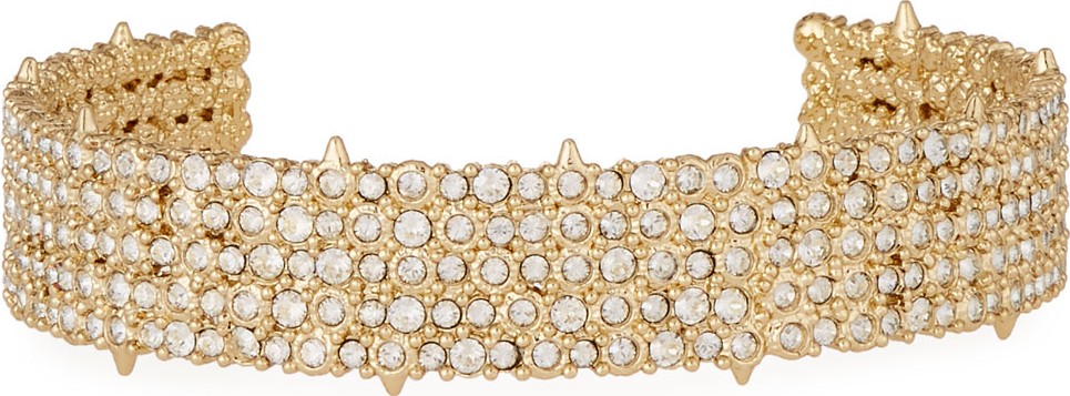 Alexis Bittar Pave Crystal Cuff Bracelet