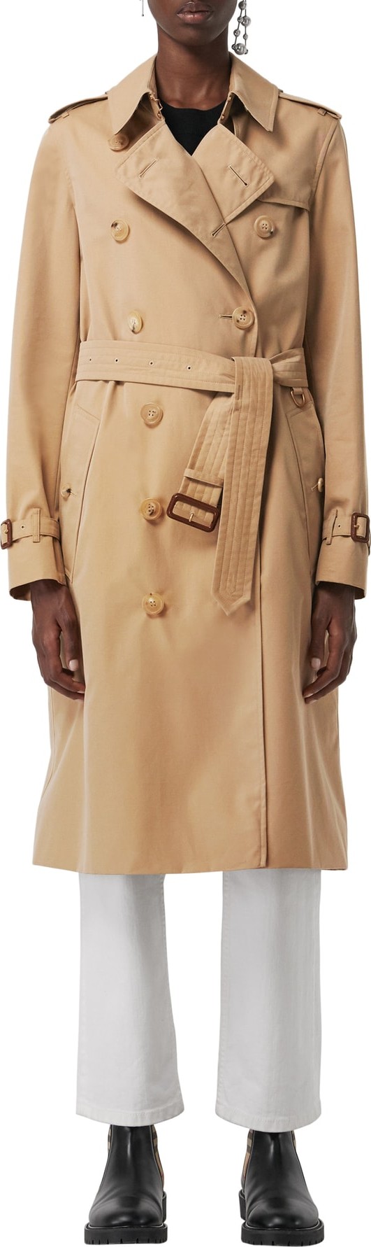 Burberry London England Kensington Long Trench Coat
