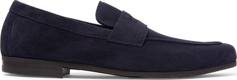 John Lobb Thorne Suede Penny Loafers