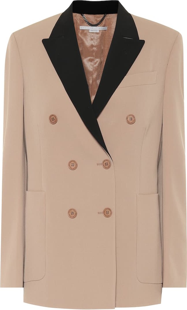 Stella McCartney Stretch-wool double-breasted blazer