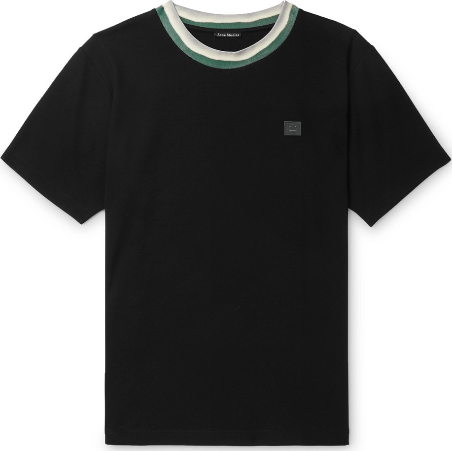 Acne Studios Nash Logo-Appliquéd Stretch-Jersey T-Shirt