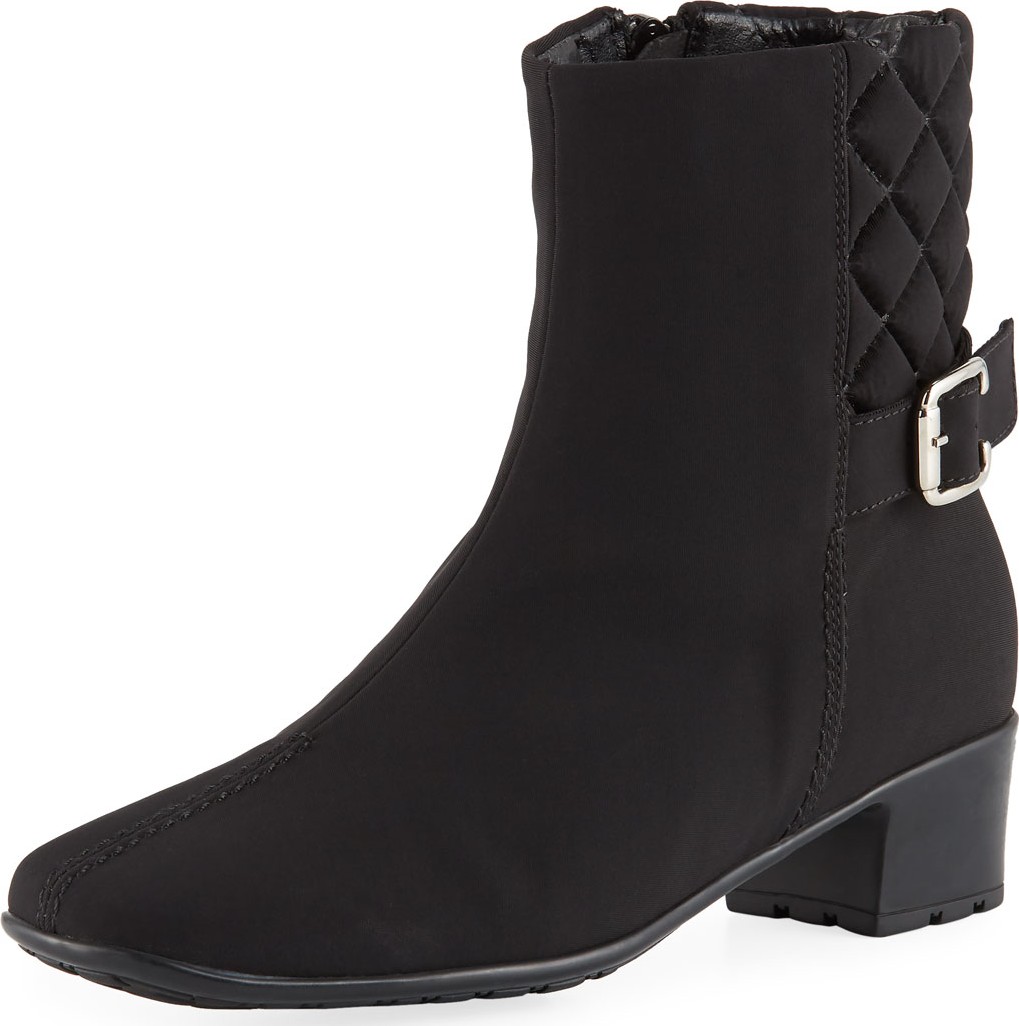 Sesto Meucci Yan Waterproof Booties with Buckle Detail