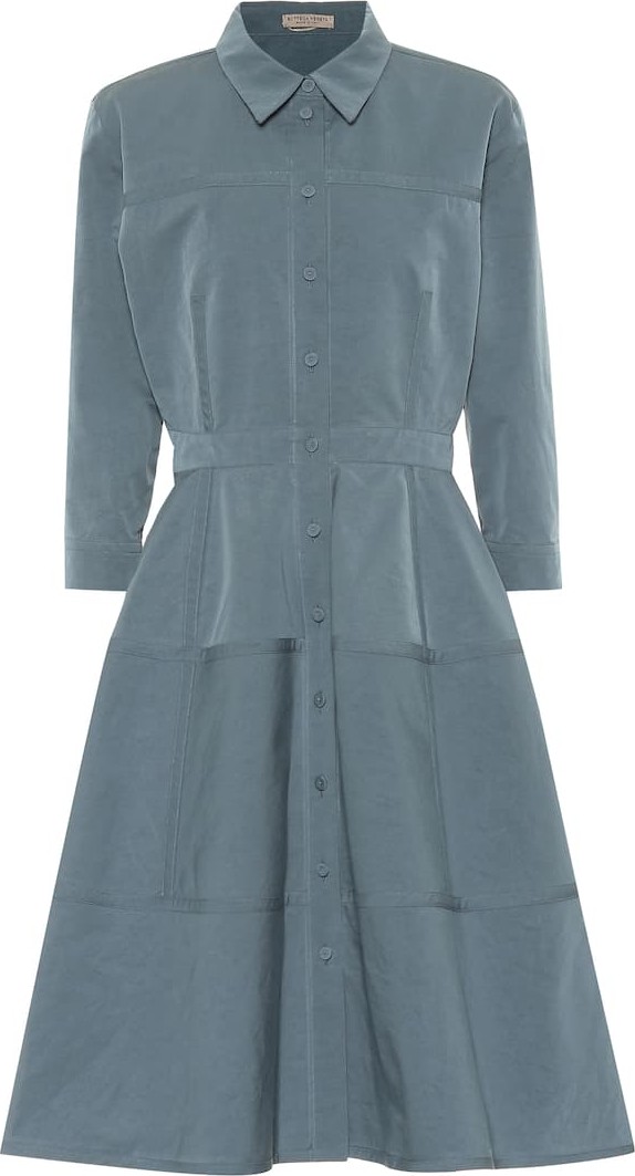 Bottega Veneta Cotton and silk-blend dress