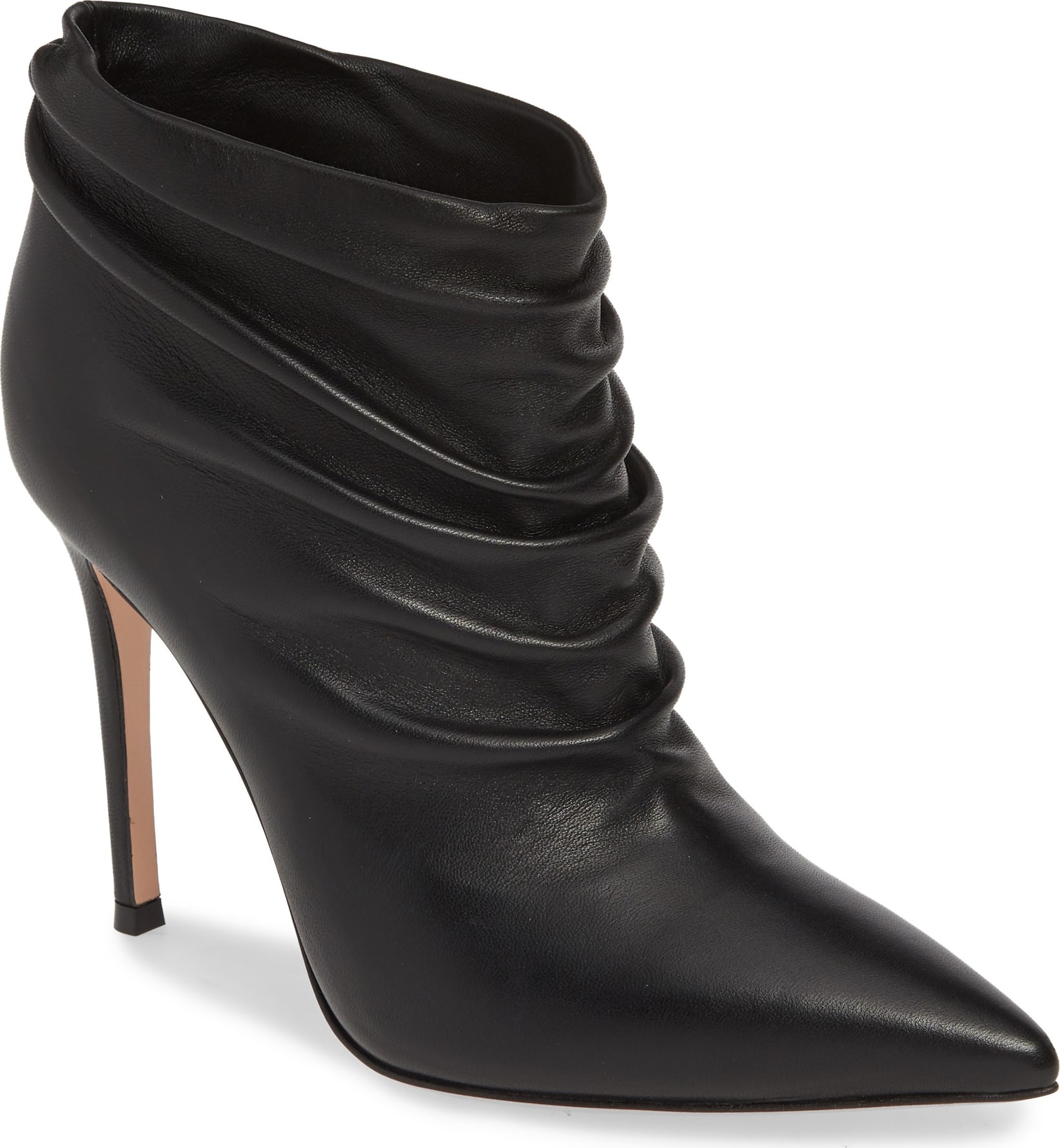 Gianvito Rossi Scrunch Front Bootie