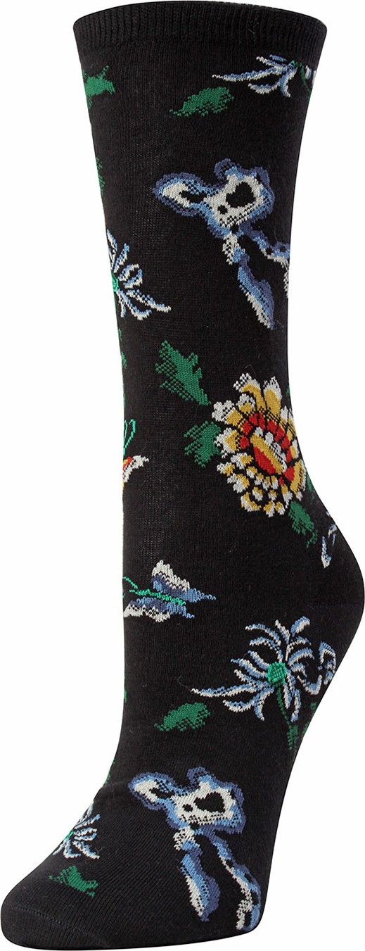 Natori Woodland Knit Crew Socks