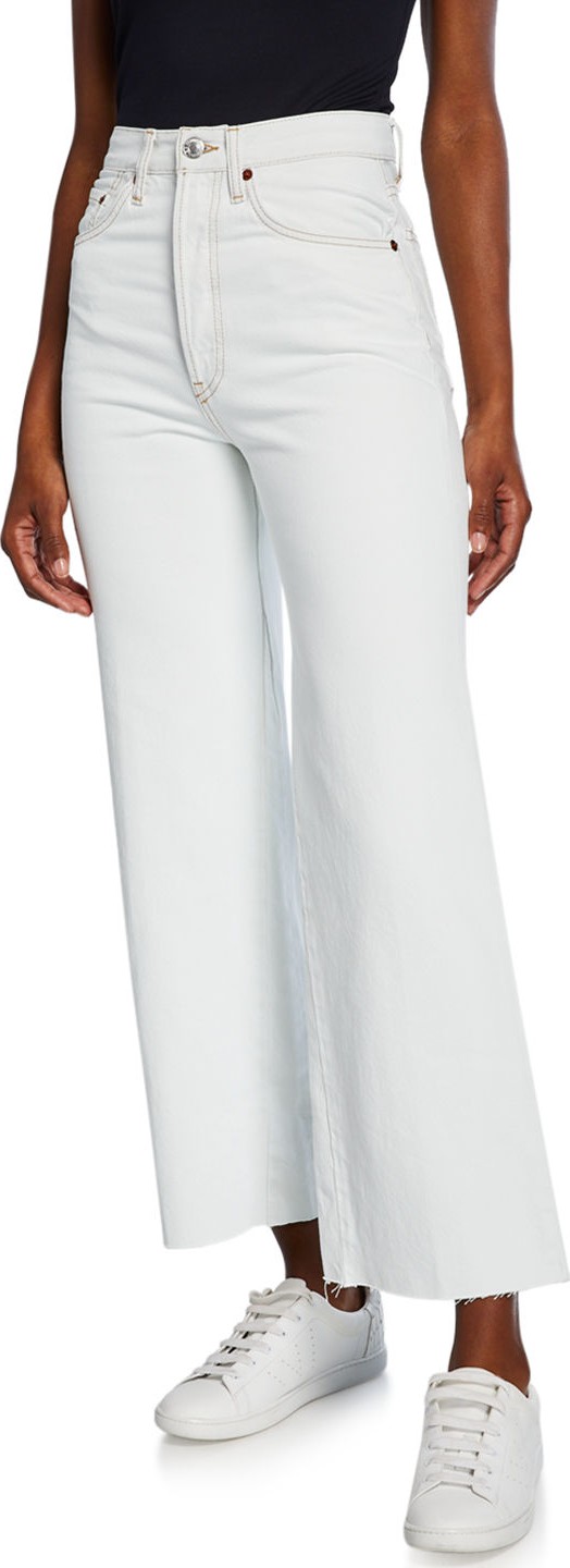 RE/DONE Wide-Leg Crop Denim Jeans