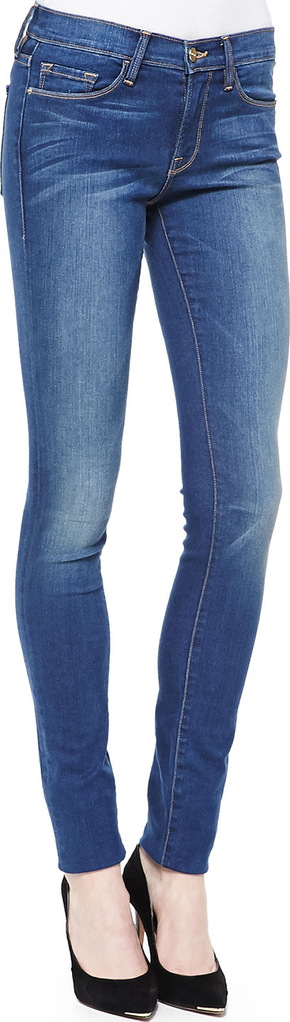 FRAME DENIM Forever Karlie Skinny High-Rise Jeans, Columbia Road
