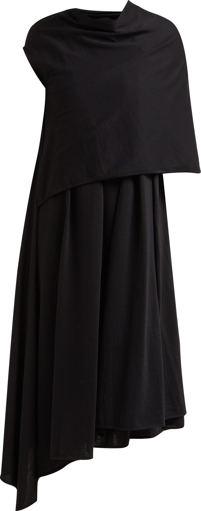 Lemaire Plummy cotton jersey scarf dress
