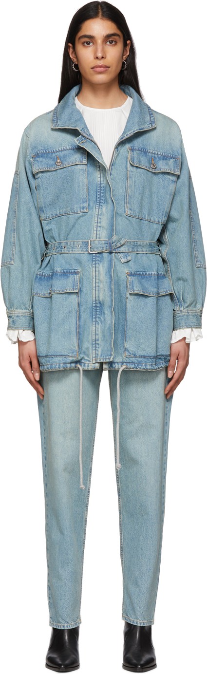 Isabel Marant Etoile Blue Denim Guila Dress