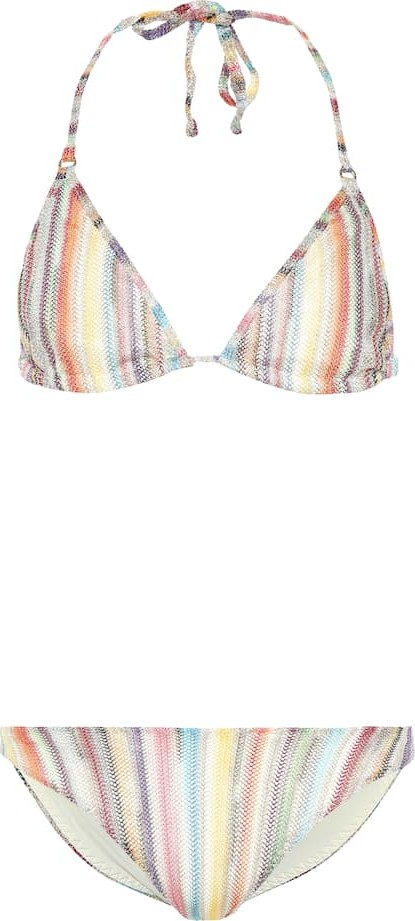 Missoni Crochet halterneck bikini