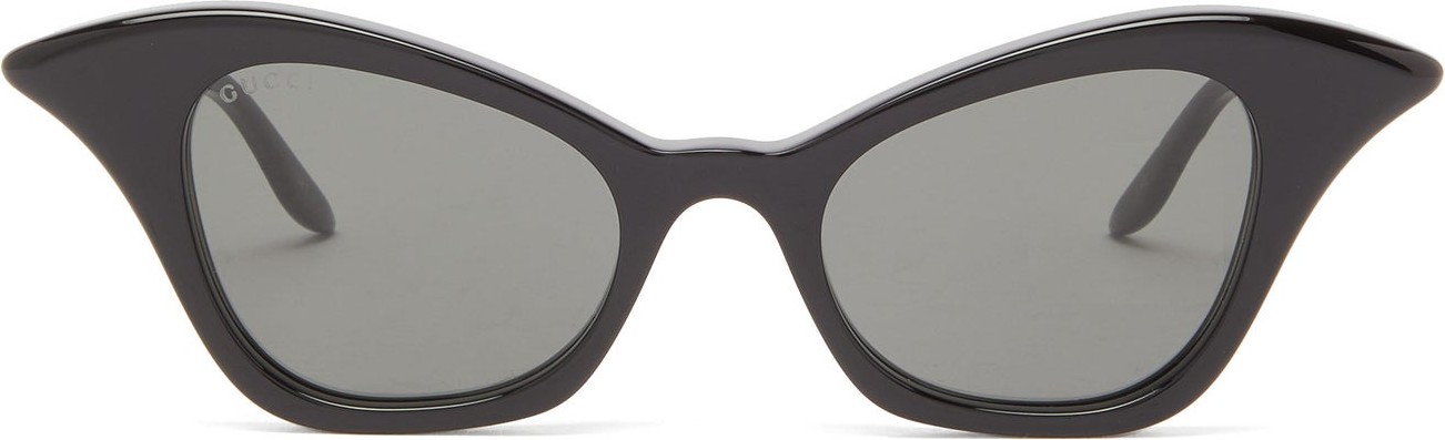 Gucci Winged cat-eye acetate sunglasses