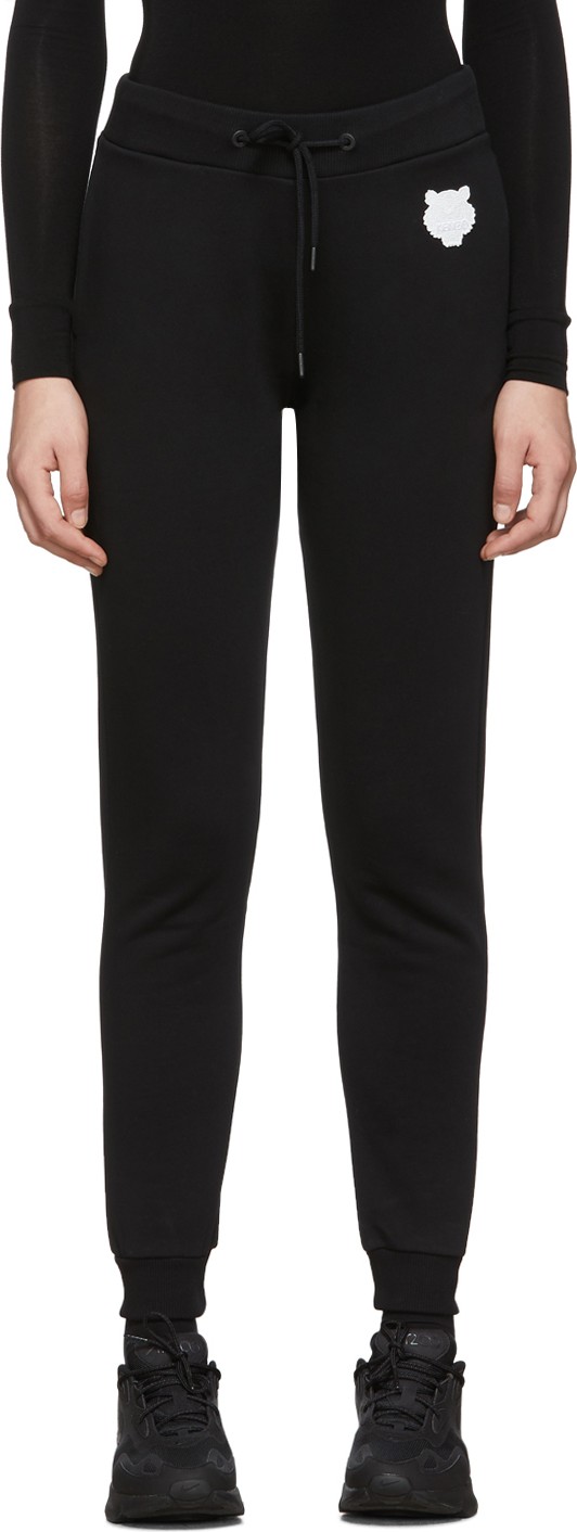 KENZO Black Tiger Crest Lounge Pants