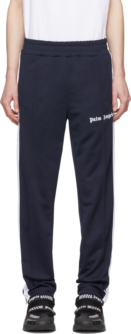 Palm Angels Navy Classic Track Pants