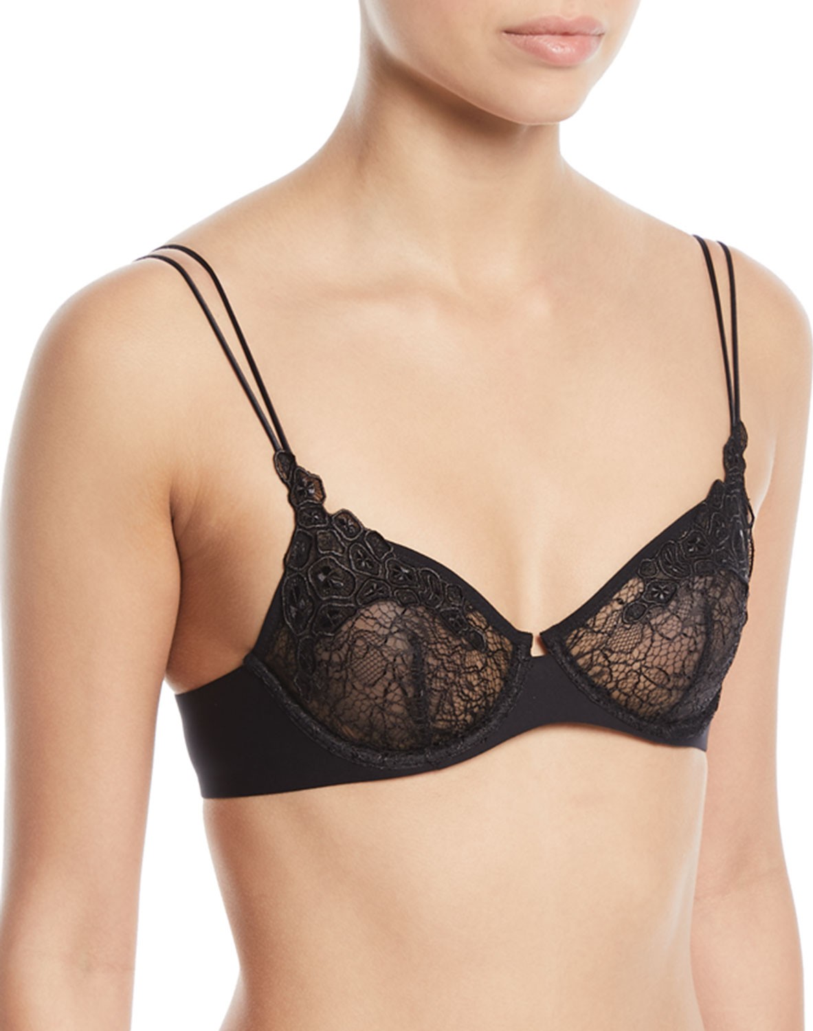 La Perla Citrine Underwire Demi Bra
