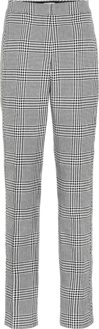 Erdem Emanuele checked cotton-blend pants