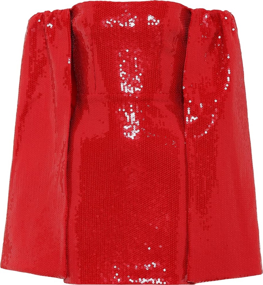 Alex Perry Maxen off-the-shoulder minidress